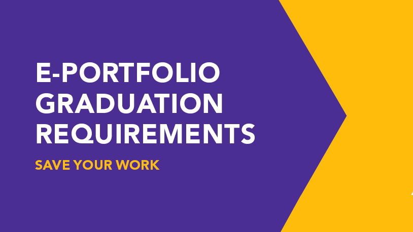 E-portfolio Graduation Requirements graphic